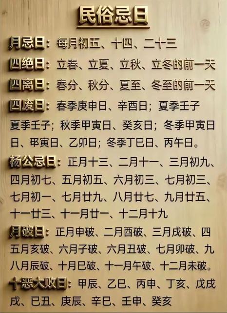四离四绝日介绍与黄历日子不好的破解方法，今年8月6号岁破兼四离四绝日